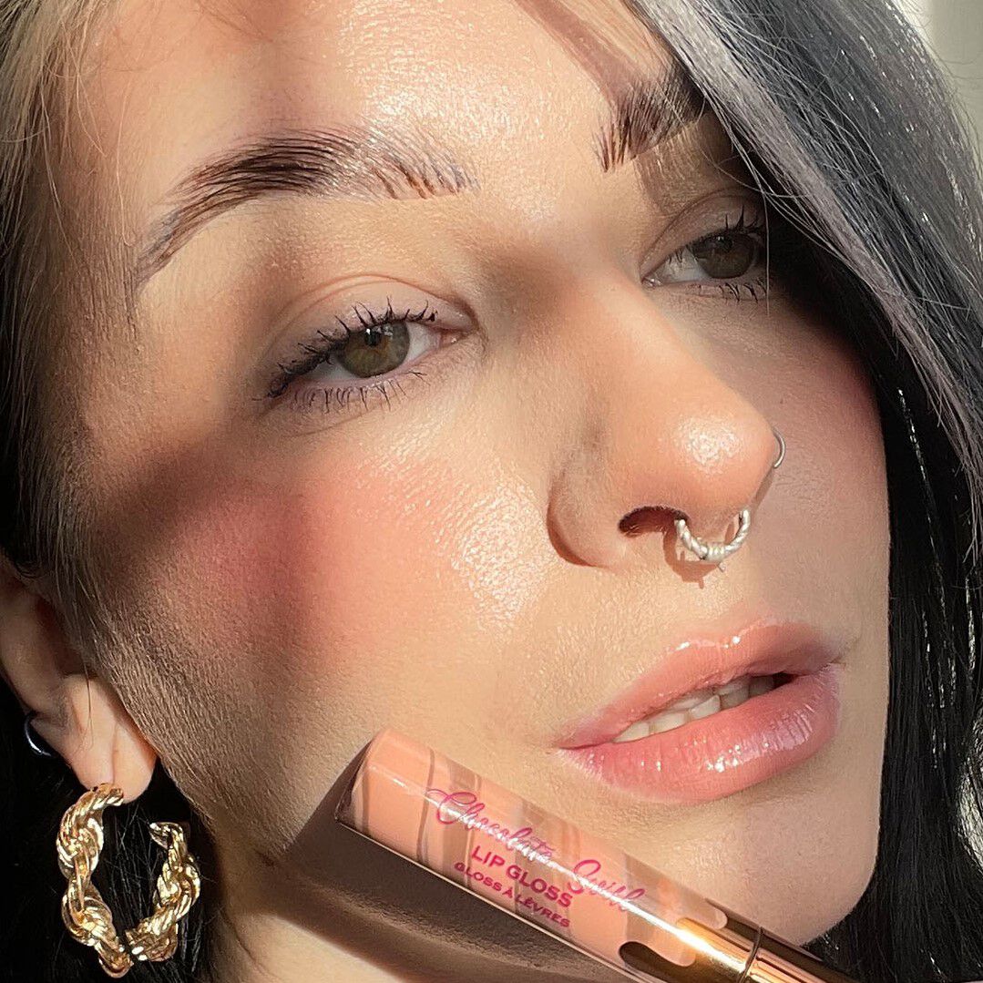 I Heart Revolution Soft Swirl Gloss Chocolate Lip Vanilla Gelato